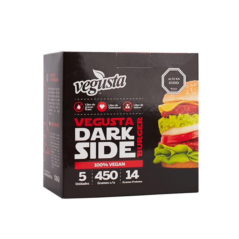 Hamburguesa Dark Side Vegan Vegusta